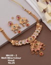 69 MH Gold Plated Matte Mina Colour Hasadi Set Wholesale Price In Surat
